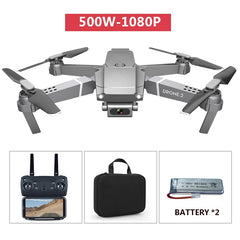 2020 New E68 WIFI FPV Mini Drone with Wide Angle HD 4K 1080P Camera Hi-Fi Mode RC Foldable Quadrotor Drone Gift Boy Toy