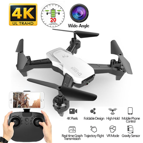 H22 RC Drone 4K HD Camera With Wide-angle RC Helicopter Quadcopter 1080P Drone Profissional Follow Me Stable High VS E58 SG106